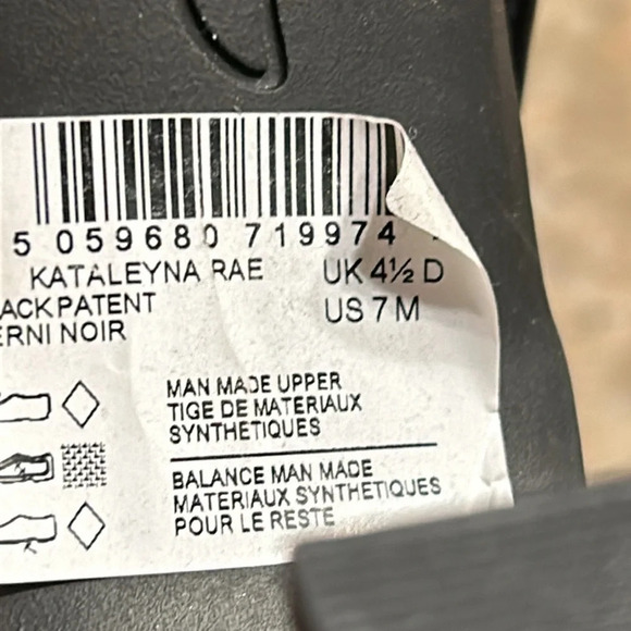 Clark’s shoes, women 7,NEW! Kataleyna Rae black patent pump.cut out,feminine - Picture 12 of 12